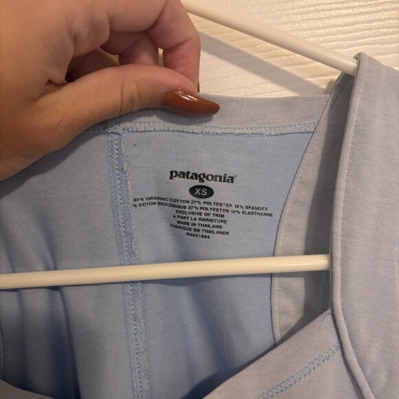 Patagonia Womens Sky Blue Dress XS Activewear Sleeveless Hiking Outdoor Running - Picture 2 of 4